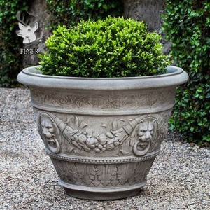Macetas <span class=keywords><strong>de</strong></span> Piedra y Mármol Hechas a Mano <span class=keywords><strong>de</strong></span> Alta Calidad para Decoración <span class=keywords><strong>de</strong></span> Jardín, Precio Económico, Fabricante y Proveedor <span class=keywords><strong>de</strong></span> Fábrica China - Product Image 4