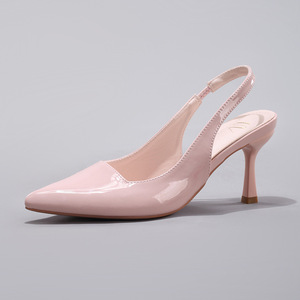 Modernas Sandalias de Tacón Bajo con Punta Cuadrada y Tira Trasera para Mujer, Zapatos de Satén para Boda de Verano - Product Image 3