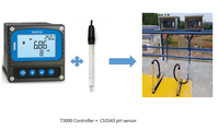 Contrôleur de pH/ORP T3000, compteur en ligne, contrôle automatique, contrôleur de pH/ORP, pH-mètre, qualité de l'eau