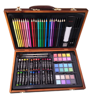 Fournitures d'art créatifs pour dessin, pastel à l'huile, crayons, marqueur, boîte Portable, superbe cadeau pour débutant