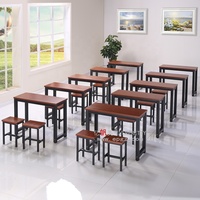 Meubles d'école et de maternelle d'usine, design simple, table et chaise de lecture pour étudiants pour bibliothèque