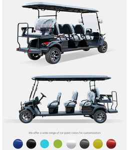 Buggy de golf électrique à cadre en aluminium 8 places 6 + 2 Véhicule de voiturette de golf de chasse 8 places - Product Image 2
