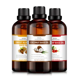 Jojoba zeytin hindistan cevizi yağı toplu anti-kaşıntı organik doğal derisi masaj vücut özel Logo taşıyıcı baz yağ