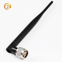 Antena de goma 5dBi LTE 4G, módem de enrutador 4G de 700-2700MHz, polarización Vertical, impedancia de 50 ohmios para conector macho hembra VSWR