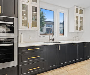 Complete MDF Board <b>Kitchen</b> <b>Storage</b> <b>Island</b> Cabinets for Wall for Dining Mall Villa Application - Product Image 2