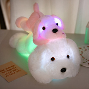 Nuovi giocattoli di peluche di tendenza che giacciono splendente cane Multi colori carino <span class=keywords><strong>e</strong></span> coccolone cucciolo Pluhsies per bambini regalo di compleanno - Product Image 5