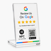Carte d'avis d'hôtel NFC NTAG213 avec code QR personnalisable, imperméable, noire mate, avec support adhésif