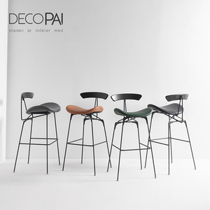 Nordique tabouret ant tapisserie <span class=keywords><strong>d</strong></span>'ameublement <span class=keywords><strong>D</strong></span>'UNITÉ CENTRALE siège <span class=keywords><strong>en</strong></span> acier cadre pour salon restaurant café - Product Image 2
