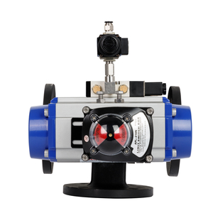 Válvula <span class=keywords><strong>de</strong></span> Bola <span class=keywords><strong>de</strong></span> 3 Vías WCB para Medios Ácidos con Actuador Neumático (Movimiento <span class=keywords><strong>de</strong></span> 90°), Caja <span class=keywords><strong>de</strong></span> Monitoreo <span class=keywords><strong>de</strong></span> Posición y Regulador <span class=keywords><strong>de</strong></span> Filtro <span class=keywords><strong>de</strong></span> Aire Opcional - Product Image 5