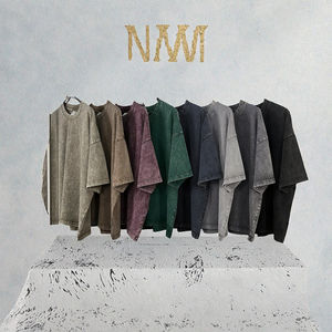 Camiseta de Hombre Unisex Oversize Estampada de Algodón Ecológico Tejido de Punto 250g con Serigrafía Vietnamita - Product Image 3