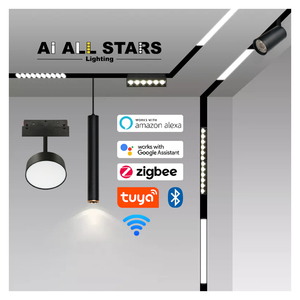 Lampe sur Rail magnétique à Led 50 w 48v Dc, montage en Surface, <span class=keywords><strong>Suspension</strong></span> magnétique encastrée, éclairage sur Rail, luminaires linéaires - Product Image 3