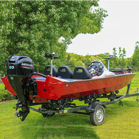 Certifié CE KINOCEAN Nouveau bateau de pêche à l'achigan en aluminium à vendre