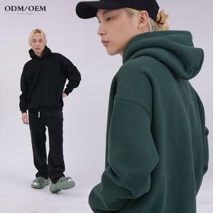 Sudadera con Capucha Negra para Hombre, Diseño de Logotipo Personalizado, 350 g/m², Gruesa, con Estampado Puff, Sudadera con Capucha de Alta Calidad - Product Image 4