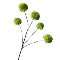 Jaune vert petites fleurs artificielles sauvages pour mariage en plein air frais fausses fleurs en soie Arrangement d'art floral accessoires de photographie