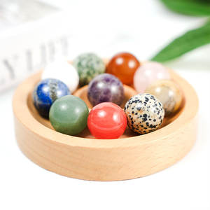 Toptan Doğal Akik Gül Kuvarsı Şeffaf Kuvars Ametist Kristal Şifa Topu Mini 20mm Boncuklar Küre DIY Aşk İçin - Product Image 6