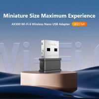 Adaptador de Red Inalámbrico Nano Tenda W311MI V6.0 AX300 Wi-Fi 6 con Interfaz USB2.0, 300 Mbps, Producto Externo en Existencia