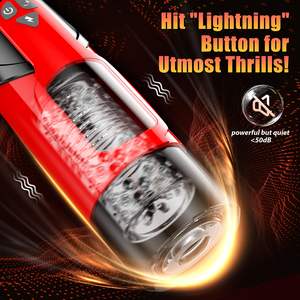 APP Kontrollü Elektrikli Mastürbatör Penis Pompası Eğitici Cep Vajinası İtici Döner Erkek Mastürbasyon Aleti Vakumlu Tabanlı - Product Image 4