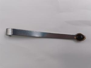 Logo Cosmétique Spatule <span class=keywords><strong>En</strong></span> Acier Inoxydable Mini Maquillage Shilajit <span class=keywords><strong>Cuillère</strong></span> Avec Crochet Accrocher - Product Image 2