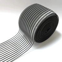 Bande élastique transparente en soie de poisson de qualité supérieure pour ceinture, soutien orthopédique, corset, projets de couture textile