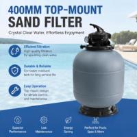 Sistem Filtrasi Kolam Renang Combo Pompa Filter Pasir 400mm dengan Pompa Air untuk Kolam Renang Rumah Tangga