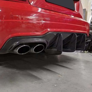 Pour <span class=keywords><strong>Mercedes</strong></span> Benz <span class=keywords><strong>classe</strong></span> <span class=keywords><strong>C</strong></span> W204 C63 <span class=keywords><strong>AMG</strong></span> 2012-2014 Kit carrosserie fibre de carbone pare-chocs avant lèvre diffuseur évent becquet état neuf - Product Image 6