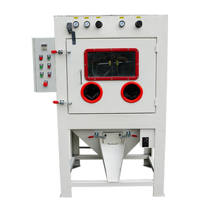 Tự động quay trống sandblaster sụt giảm giỏ máy phun cát - Product Image 4