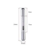 Vaporisateur rechargeable de voyage de 10ml et bouteille à rouleaux 2 en 1 atomiseur de parfum vide portable