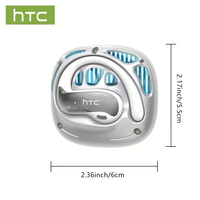 HTC NE30 AI earbud translasi cerdas, headphone baru 40H penerjemah bahasa 134 Waktu Nyata