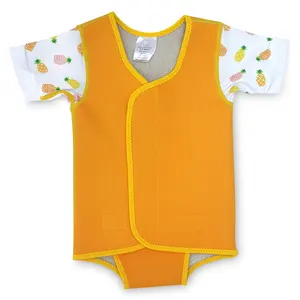 Oem kids upf50 2mm 2.5mm 3mm neoprene rash guard lycra infant toddler surf suit baby sbr scr muta da nuoto in neoprene