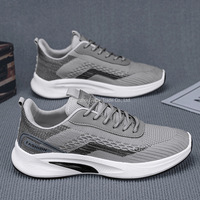 Chaussures Homme 2025 Nouvelle Collection Été – Confortables, Légères, à Lacets, Décontractées, pour l'Extérieur, avec Tige en Maille Respirante – Tendance Polyvalente