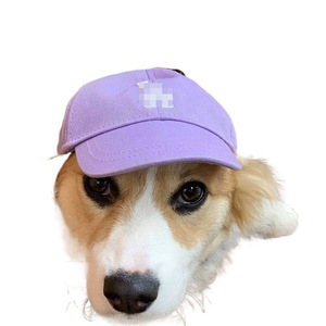 Casquette de baseball originale en forme d'ours en peluche pour chien, chapeau pour chien en coton uni, accessoire vestimentaire pour animaux de compagnie, pour l'extérieur, Noël, Halloween - Product Image 2