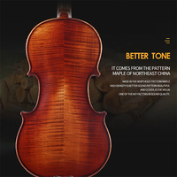 Sortie d'usine Soutien Personnalisé Antique Rouge Satin Baroque Violon à La Main Vernis