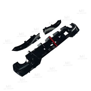 Diffusore posteriore stile VTEN W/luce a LED per <span class=keywords><strong>BMW</strong></span> <span class=keywords><strong>4</strong></span> <span class=keywords><strong>serie</strong></span> G22 <span class=keywords><strong>2020</strong></span> + PP materiale posteriore paraurti labbra Splitters Winglets Body Kit - Product Image 5