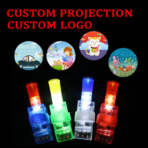 Custom LED <strong>Finger</strong> Projector <strong>Light</strong> Mini Cartoon Ring <strong>Light</strong> up Toy for Branding Promotion Party Favors Kids Gift Bulk Supplier - Product Image 1