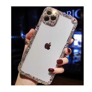 Sang Trọng Đèn <span class=keywords><strong>Flash</strong></span> Khoan Đối Với Apple 16/15 Điện Thoại Trường Hợp Đối Với iPhone 14 13 Promax 11/12 Silicone TPU Rhinestone Tốt Lỗ Điện Thoại Grip Đầy Đủ - Product Image 5