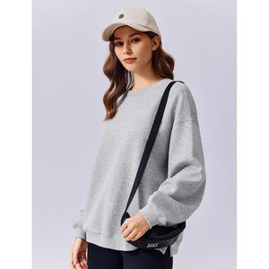 Sudadera Oversize para Mujer FOXA, Manga Larga, Cuello Redondo, con Bolsillos Laterales, Mezcla de Algodón Transpirable, Atuendo de Otoño - Product Image 4