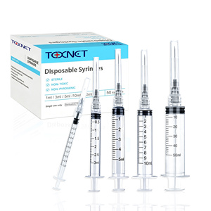 <span class=keywords><strong>Jeringa</strong></span> desechable de Venta caliente de fábrica con aguja hipodérmica estéril Tamaños de un solo uso disponibles 3ml 5ml 10ml - Product Image 1