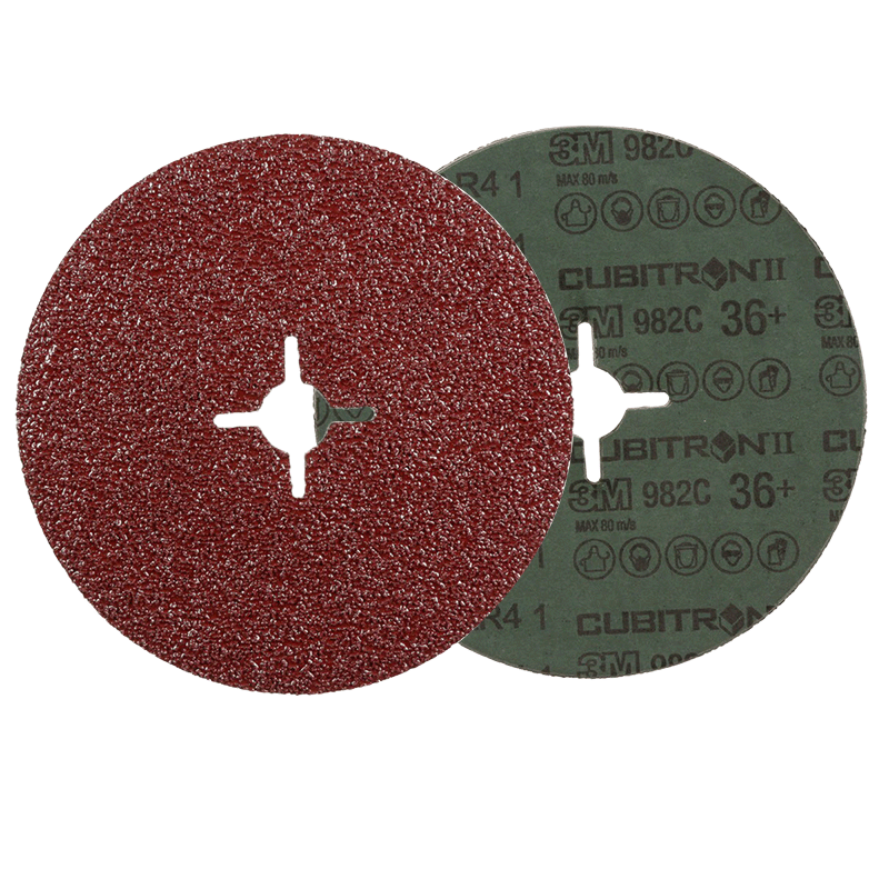 Cubitron II Fibre Disc 3M 982C 125mm 180mm Slotted Star Shaped Metal Grinding Wheel Abrasive Circle