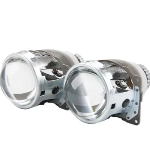 AES汽车零件3.0英寸H4 Koito Q5 HID双氙投影仪镜头D2S D2H发光二极管灯泡H4 H7汽车照明系统前照灯