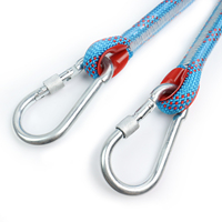 Vente en gros de corde d'escalade statique 6-30mm corde de sécurité avec boucle d'escalade pour l'escalade