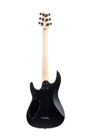 Clevan Wholesale Solid Bass Guitar Electric 6 String Matte Black HH Pickups 22 Frets 25.5 Inch Musical Instrument