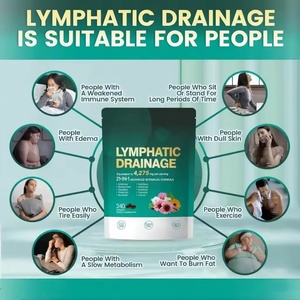 Compléments de drainage lymphatique en gélules molles OEM à marque privée, 240 gélules, soutien du système lymphatique, antioxydant, capsules molles pour adultes - Product Image 3