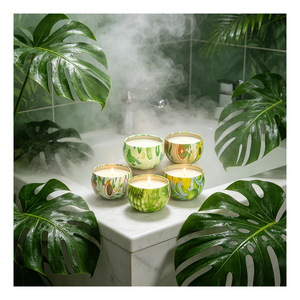 Coffret Cadeau de Bougies de Voyage en Boîte Métallique – Mélange de Soja Aromatique Portable – Promotion Boutique de Fêtes – Sélection de Souvenirs et d'Expositions - Product Image 3