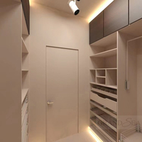 Designs d'armoires simples, meubles de chambre à coucher, armoire en forme de L pour dressing
