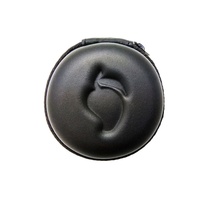 Étui pour écouteurs rond en EVA avec logo personnalisé 2018, petit, avec fermeture éclair