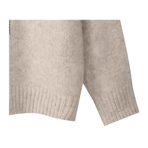Pull ample à col rond pour femme, tricot doux et chaud, manches longues, anti-boulochage, coupe décontractée, automne-hiver - Product Image 4