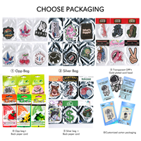 Désodorisant de voiture en papier suspendu de haute qualité, longue durée, parfum intense, logo personnalisé, forme découpée sur mesure