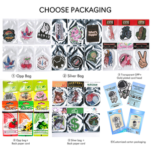 Désodorisant de voiture en papier suspendu de haute qualité, longue durée, parfum intense, logo personnalisé, forme découpée sur mesure - Product Image 2