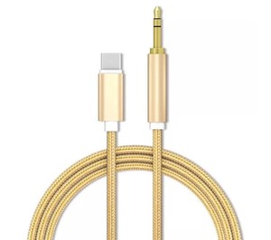 Convertidor Digital USB tipo c macho a macho de 1m a macho, adaptador de audio auxiliar para auriculares de 3,5mm, convertidor original compatible con samsung y <span class=keywords><strong>google</strong></span> - Product Image 5
