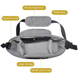 Bolsa Organizadora Universal Antideslizante <span class=keywords><strong>para</strong></span> Cochecito de Bebé con Portavasos <span class=keywords><strong>para</strong></span> Mamá - Product Image 2